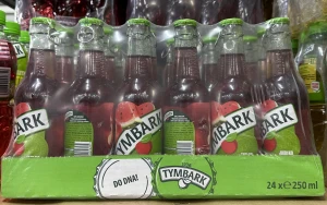 Tymbark napój jabłko-arbuz 250ml (butelka szklana) - karton