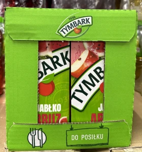 Tymbark napój jabłko-arbuz 1l - karton