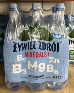 Żywiec Zdrój Minerals + lekko gazowany 1,2l - karton
