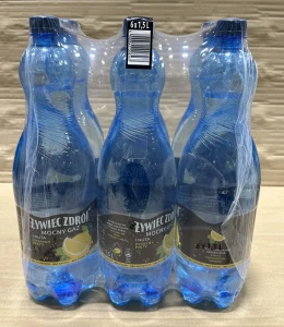 Żywiec Zdrój Mocny Gaz i nuta cytryny-mięty 1,5l - karton