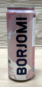 Borjomi woda gazowana Zero poziomka 0,33l (puszka)