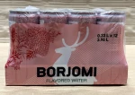 Borjomi woda gazowana Zero poziomka 0,33l (puszka) - karton