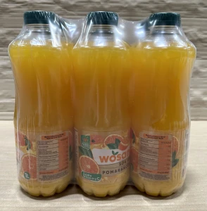 Wosana Sok 100% pomarańcza 1l - karton