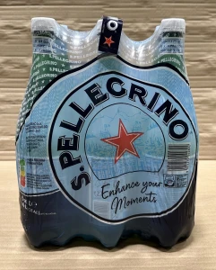 S.Pellegrino Naturalna woda mineralna gazowana 1l PET - karton