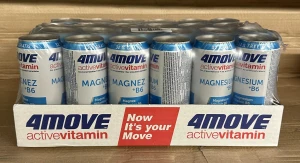 4MOVE Activevitamin Magnez + B6 grejpfrut-limonka 330ml - karton