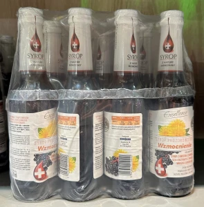 Excellence Syrop Wzmocnienie czarny bez 320ml - karton